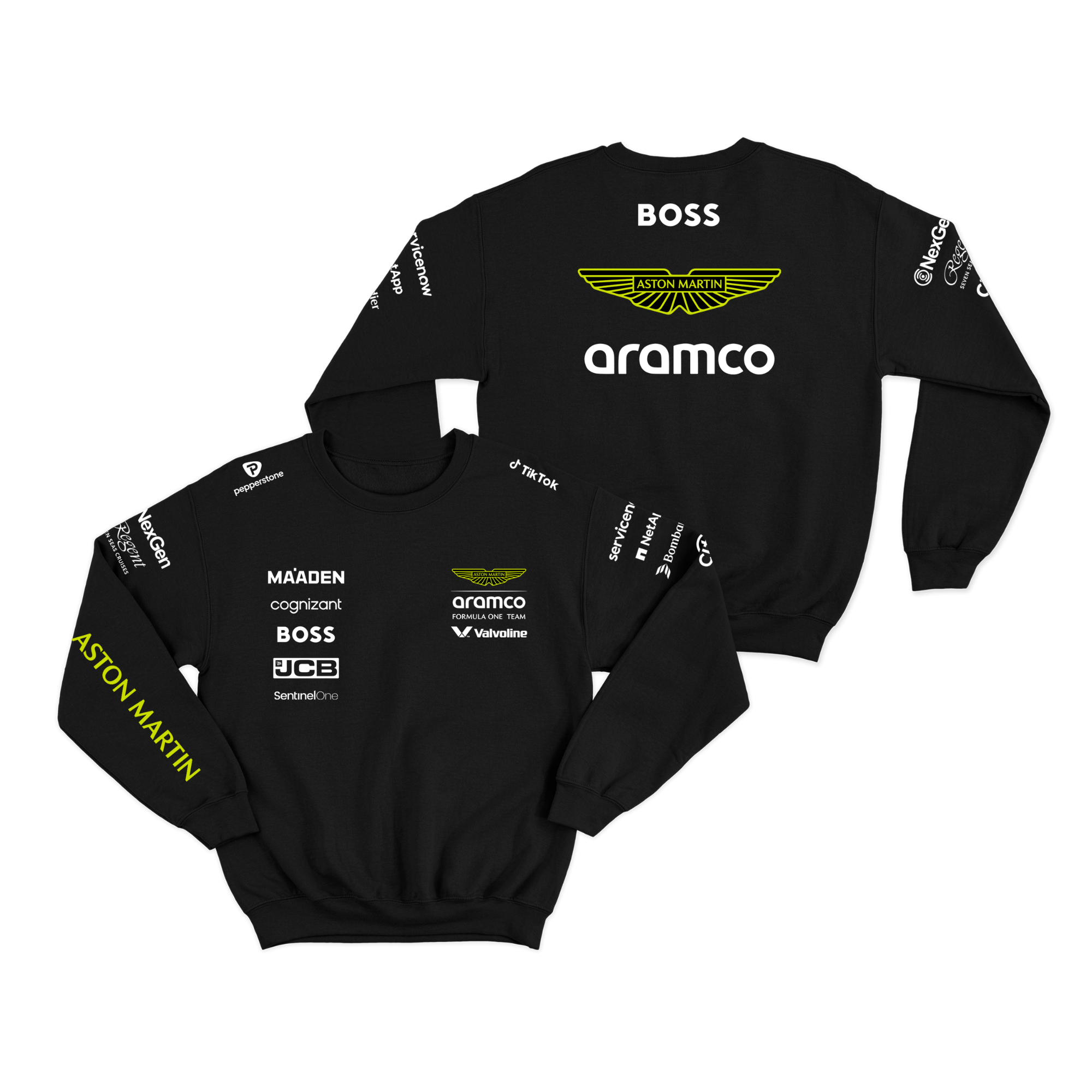 Moletom Aston Martin 2025 Preto