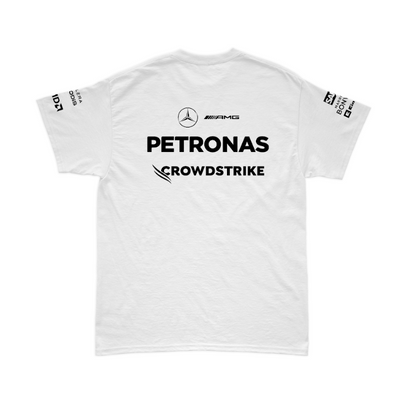 Camiseta Algodão Mercedes 2024 Branca