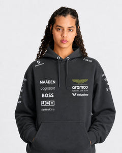Moletom Canguru Aston Martin 2025 Preto