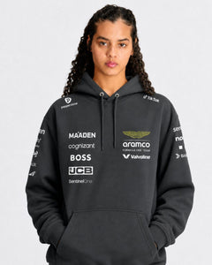 Moletom Canguru Aston Martin Fernando Alonso 2025 Preto