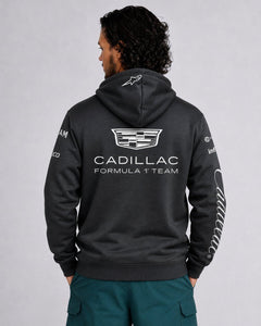 Moletom Canguru Cadillac F1 Equipe Preto