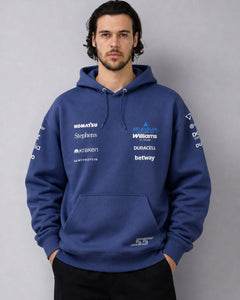 Moletom Canguru Carlos Sainz Williams 2026 Azul Marinho