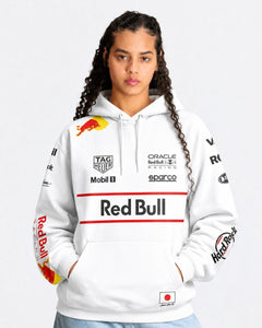 Moletom Canguru Edição Especial Japão Red Bull Branco 2025