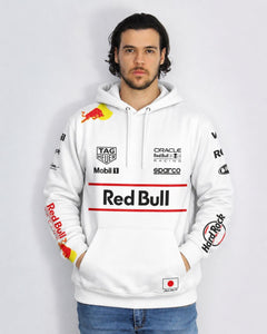 Moletom Canguru Edição Especial Japão Red Bull Branco 2025