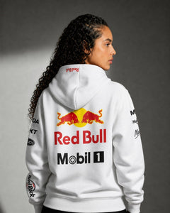 Moletom Canguru Edição Especial Japão Red Bull Branco 2025