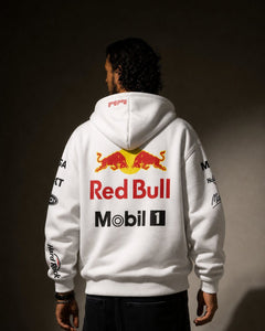 Moletom Canguru Edição Especial Japão Red Bull Branco 2025