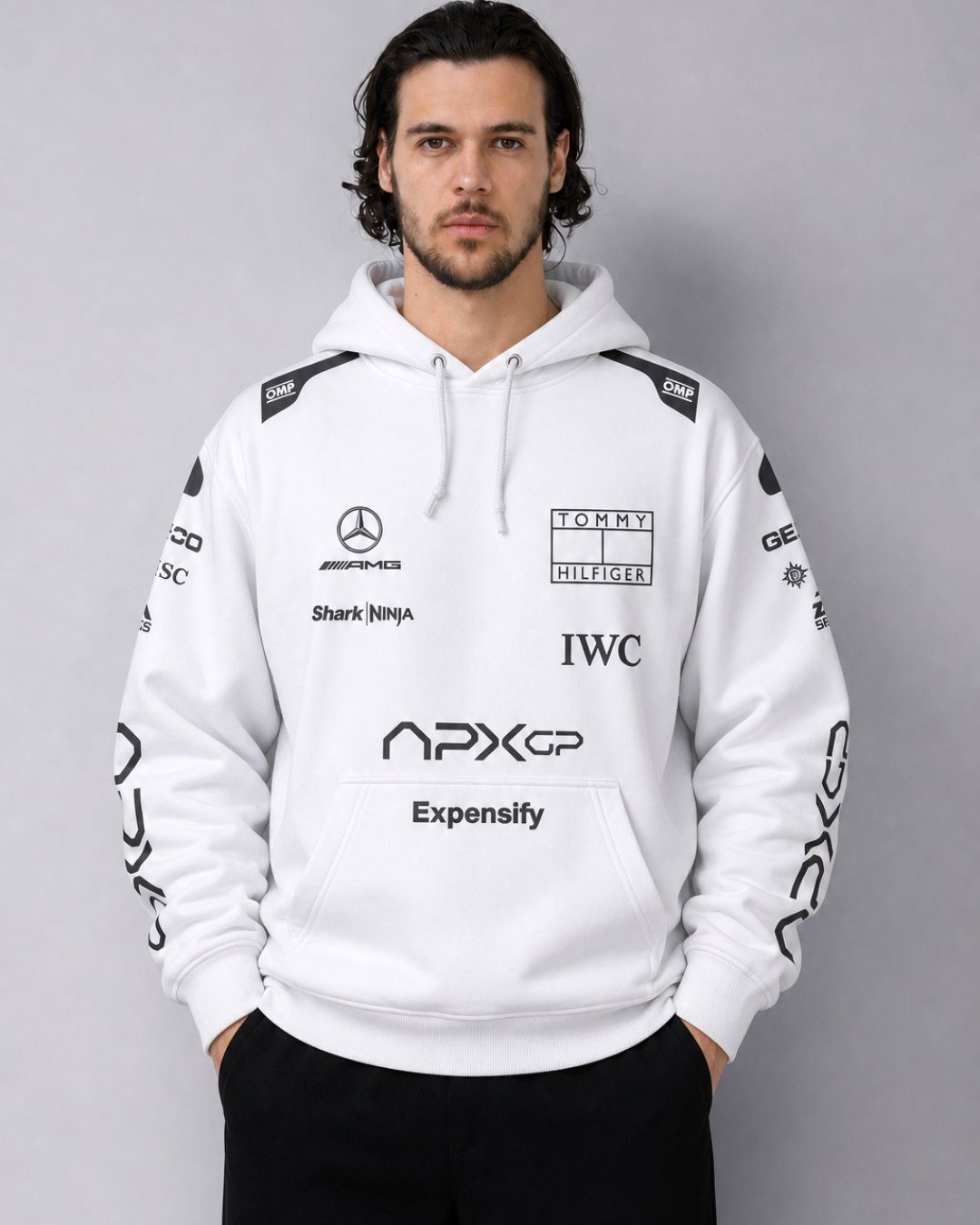 Moletom Canguru Filme F1 APXGP Branco