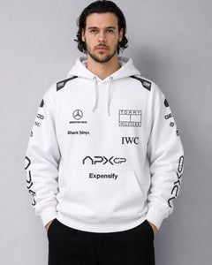 Moletom Canguru Filme F1 APXGP Branco