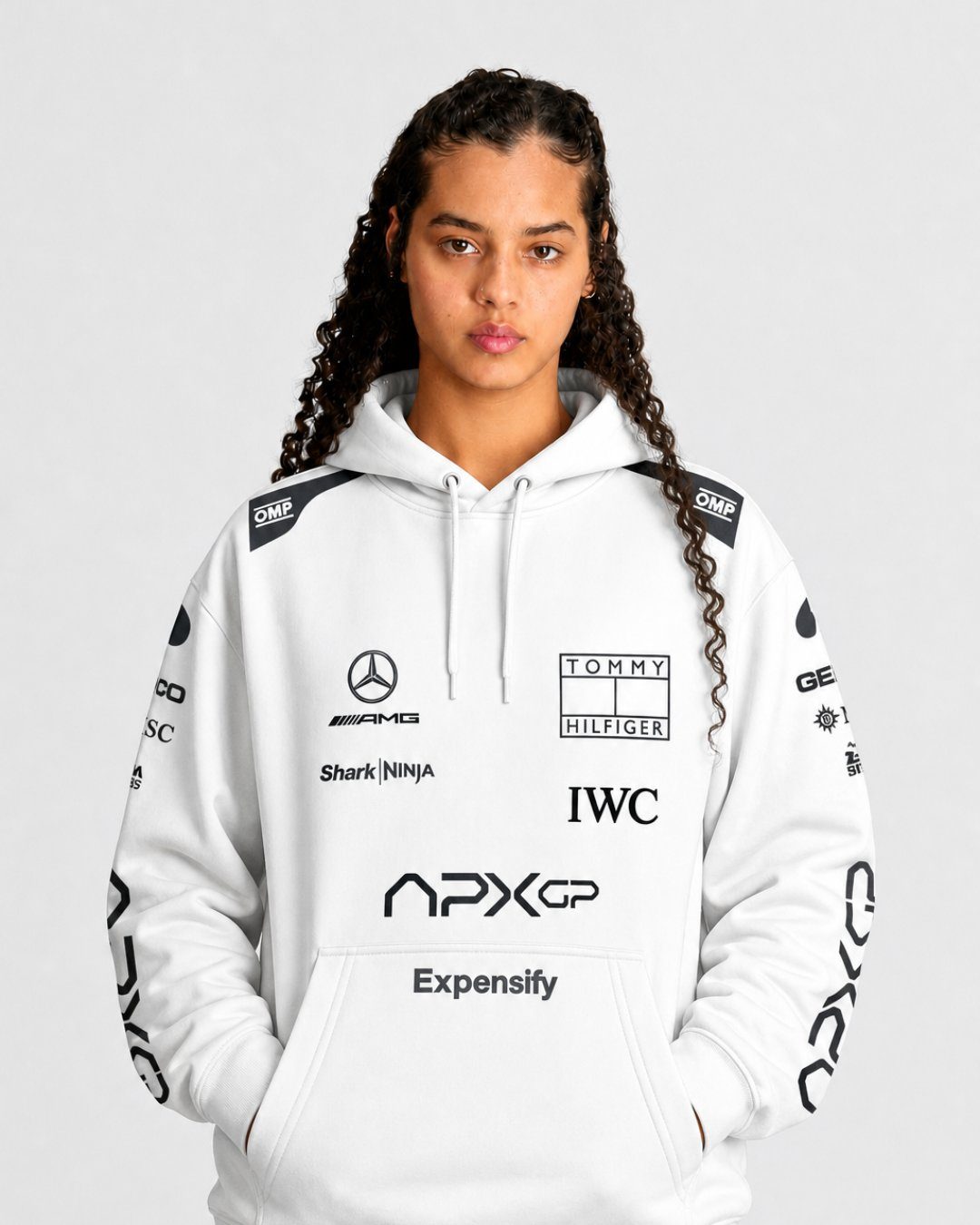 Moletom Canguru Filme F1 APXGP Branco