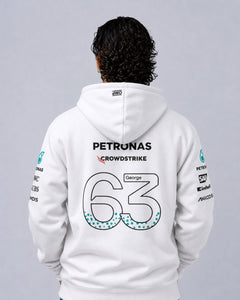 Moletom Canguru George Russell Mercedes AMG 2026 Branco