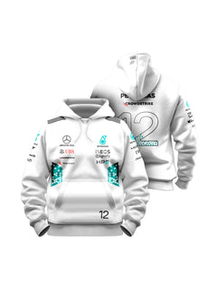 Moletom Canguru Kimi Antonelli Mercedes AMG 2026 Branco