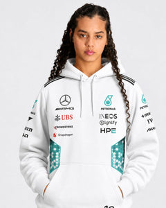 Moletom Canguru Kimi Antonelli Mercedes AMG 2026 Branco