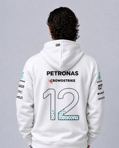 Moletom Canguru Kimi Antonelli Mercedes AMG 2026 Branco
