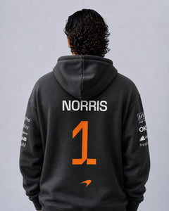 Moletom Canguru Lando Norris McLaren F1 2026 Preto