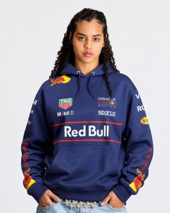 Moletom Canguru Max Verstappen Red Bull 2025 Azul Marinho