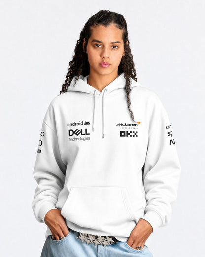 Moletom Canguru McLaren Branco 2024