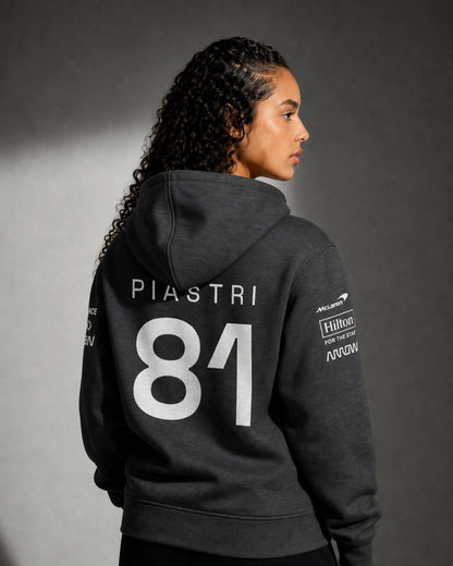 Moletom Canguru McLaren Preto 2024 Oscar Piastri