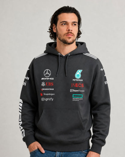 Moletom Canguru Mercedes 2025 Preto