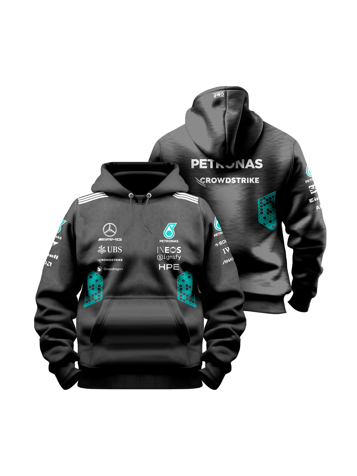 Moletom Canguru Mercedes AMG 2026 Preto