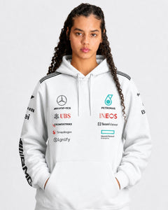 Moletom Canguru Mercedes Kimi Antonelli 2025 Branco