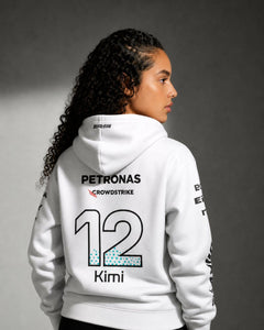 Moletom Canguru Mercedes Kimi Antonelli 2025 Branco