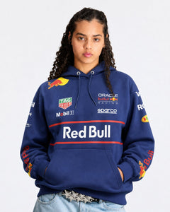 Moletom Canguru Red Bull 2025 Azul Marinho