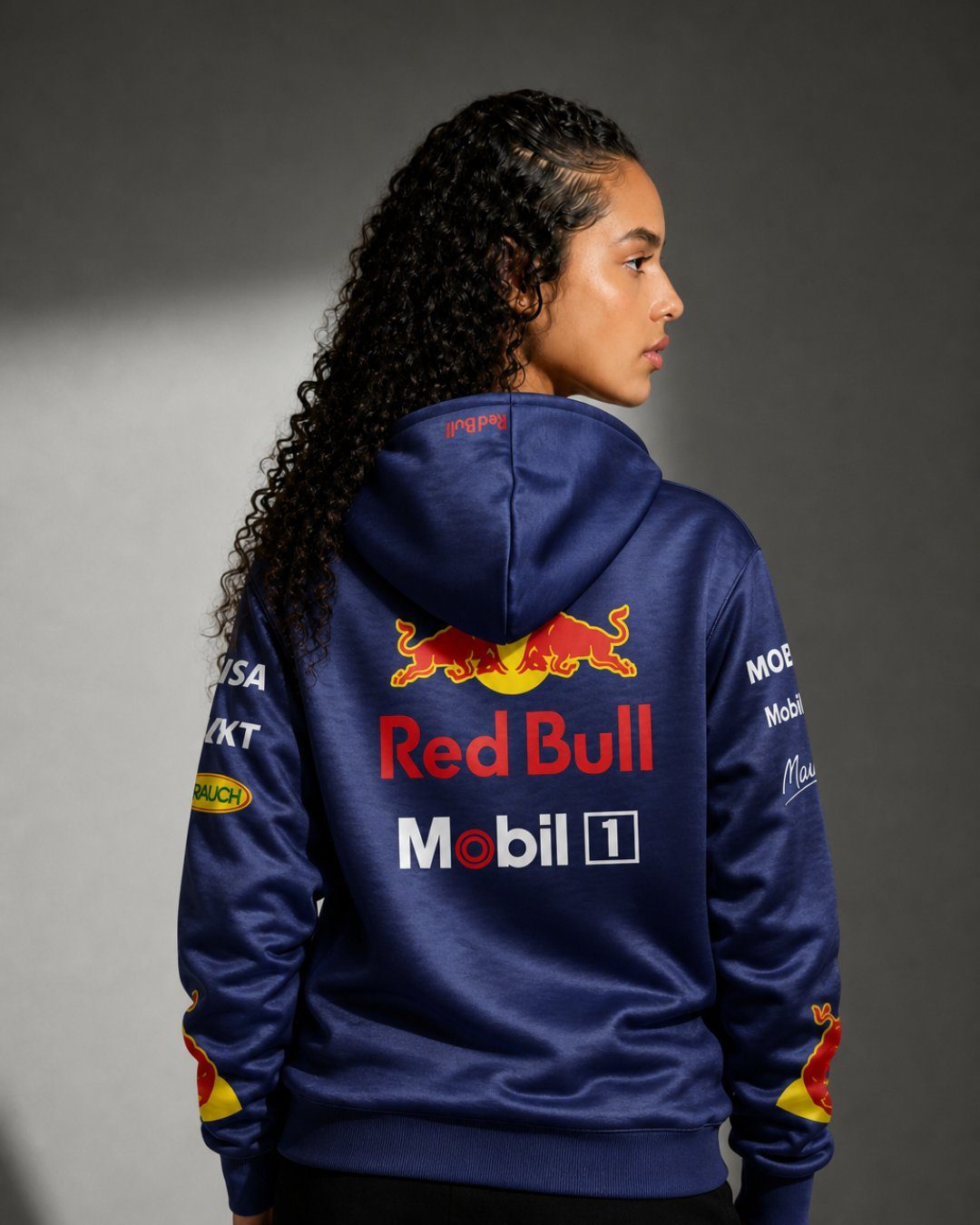 Moletom Canguru Red Bull 2025 Azul Marinho