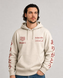 Moletom Canguru Red Bull Turquia 2021 Off White 25"