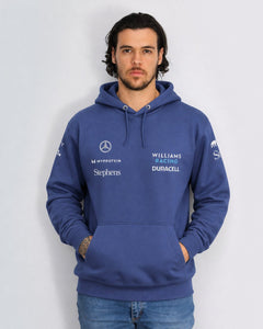 Moletom Canguru Williams Azul Marinho Carlos Sainz