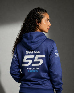 Moletom Canguru Williams Azul Marinho Carlos Sainz