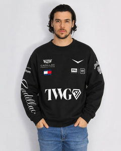 Moletom Careca Cadillac F1 Equipe Preto