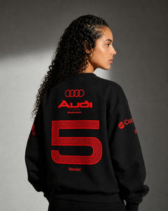 Moletom Gabriel Bortoleto Red&Black Audi F1 2026 Preto