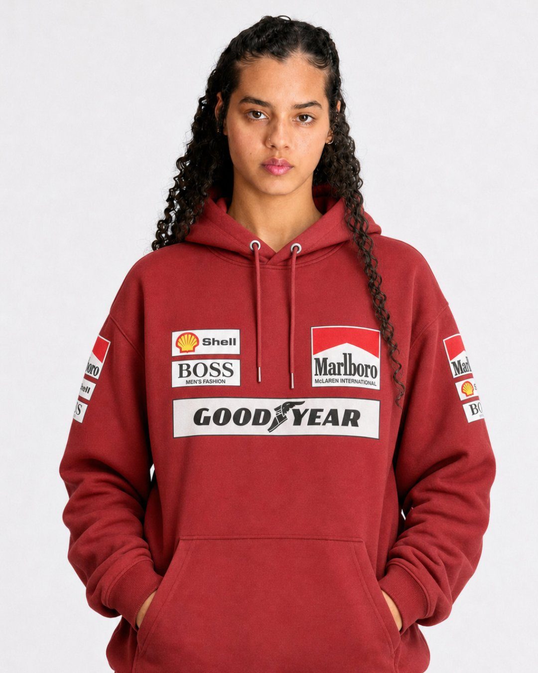 Moletom Mclaren Equipe Retrô Vermelho