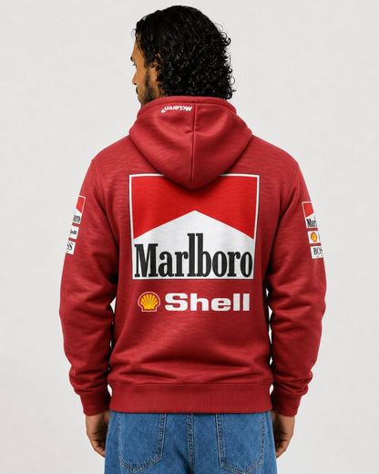 Moletom Mclaren Equipe Retrô Vermelho