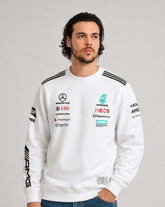 Moletom Mercedes George Russell 2025 Branco