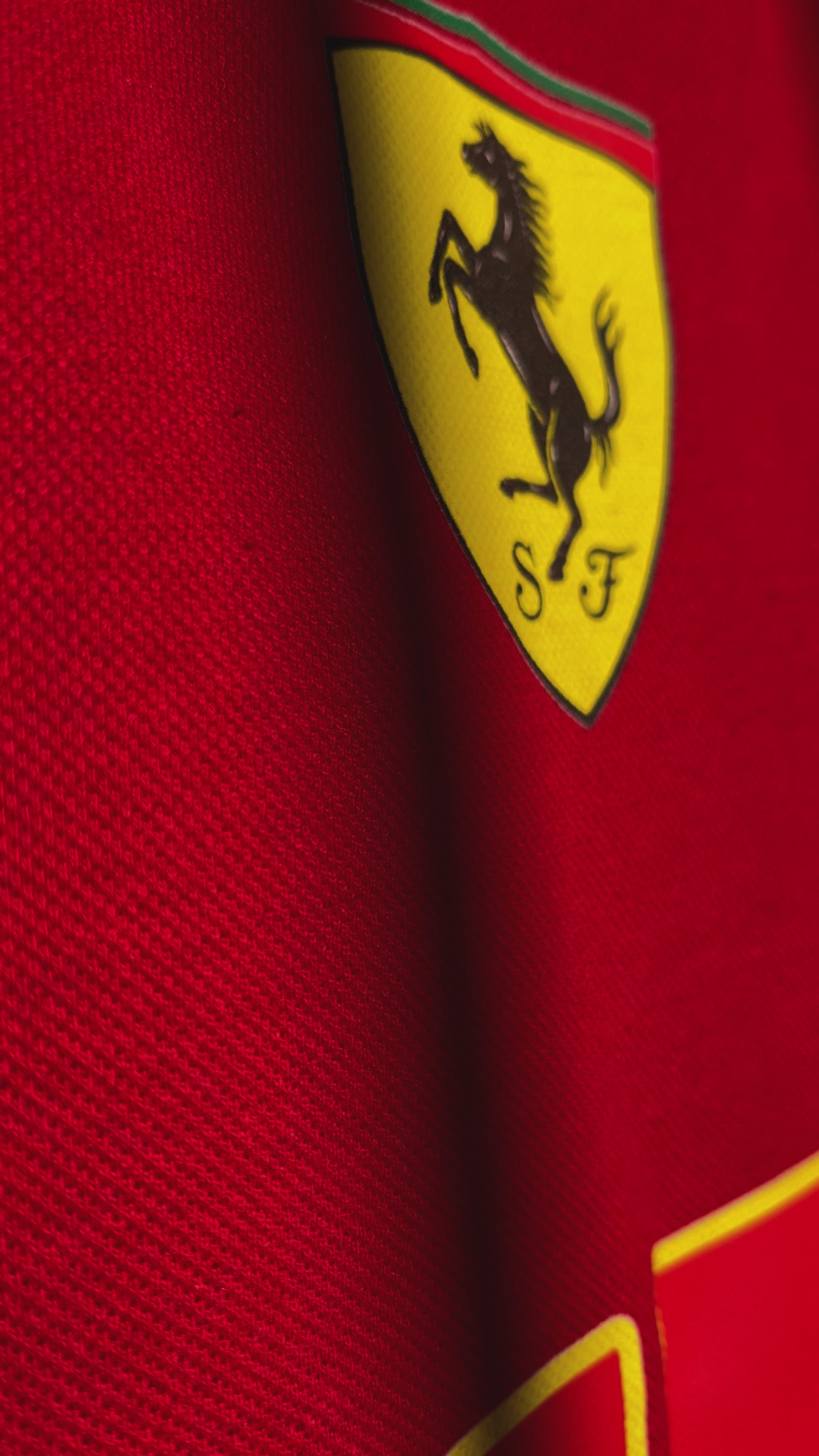 Camisa Polo Carlos Sainz Ferrari 2024 Vermelha