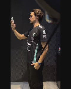 Camiseta Dryfit George Russell Mercedes F1 2026 Preta