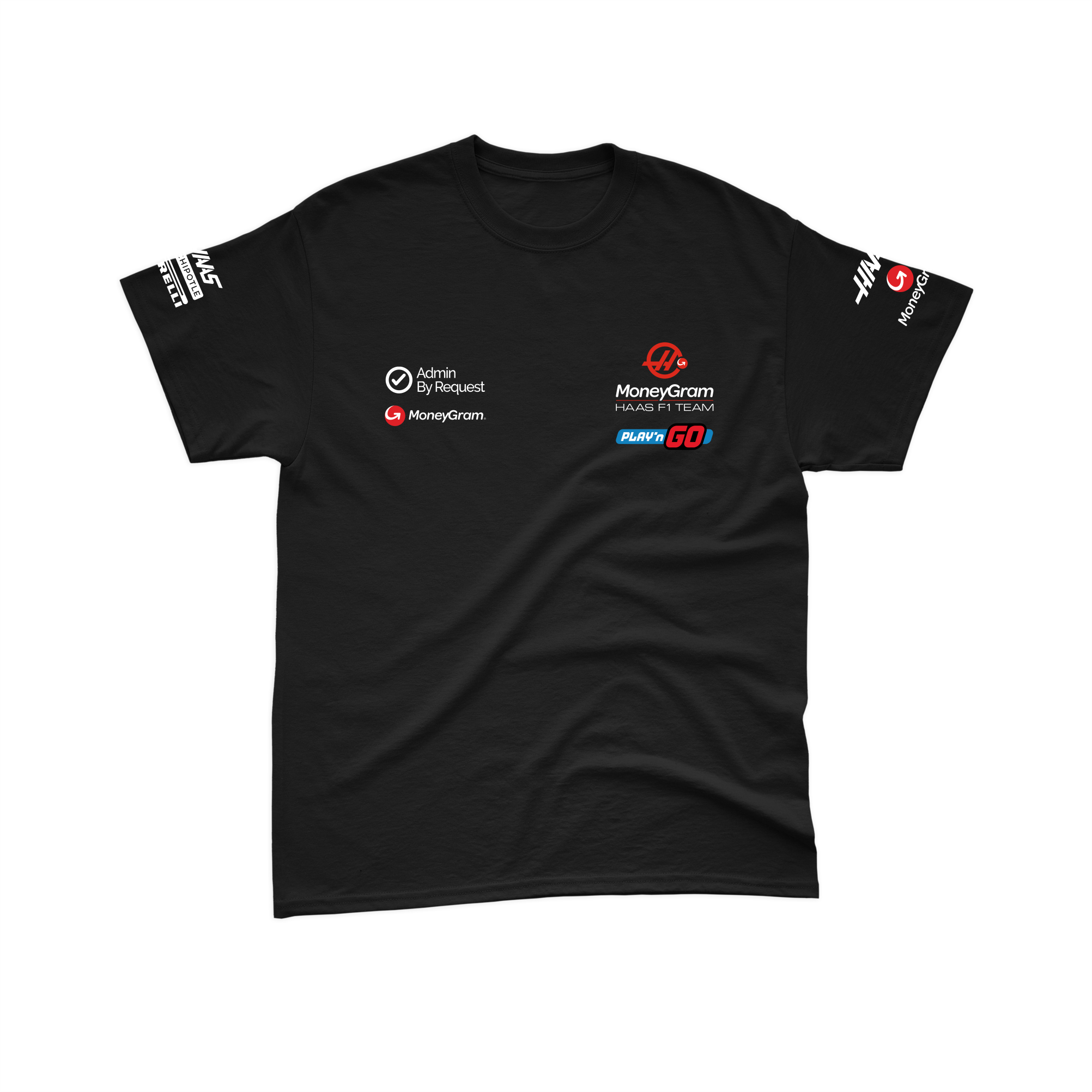 Camiseta Algodão Nico Hulkenberg Haas F1 2024 Preta