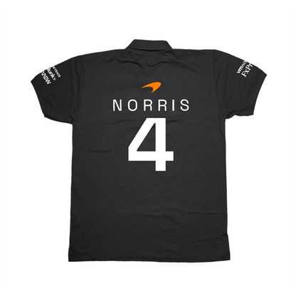 Camisa Polo Lando Norris Mclaren 2024 Preta