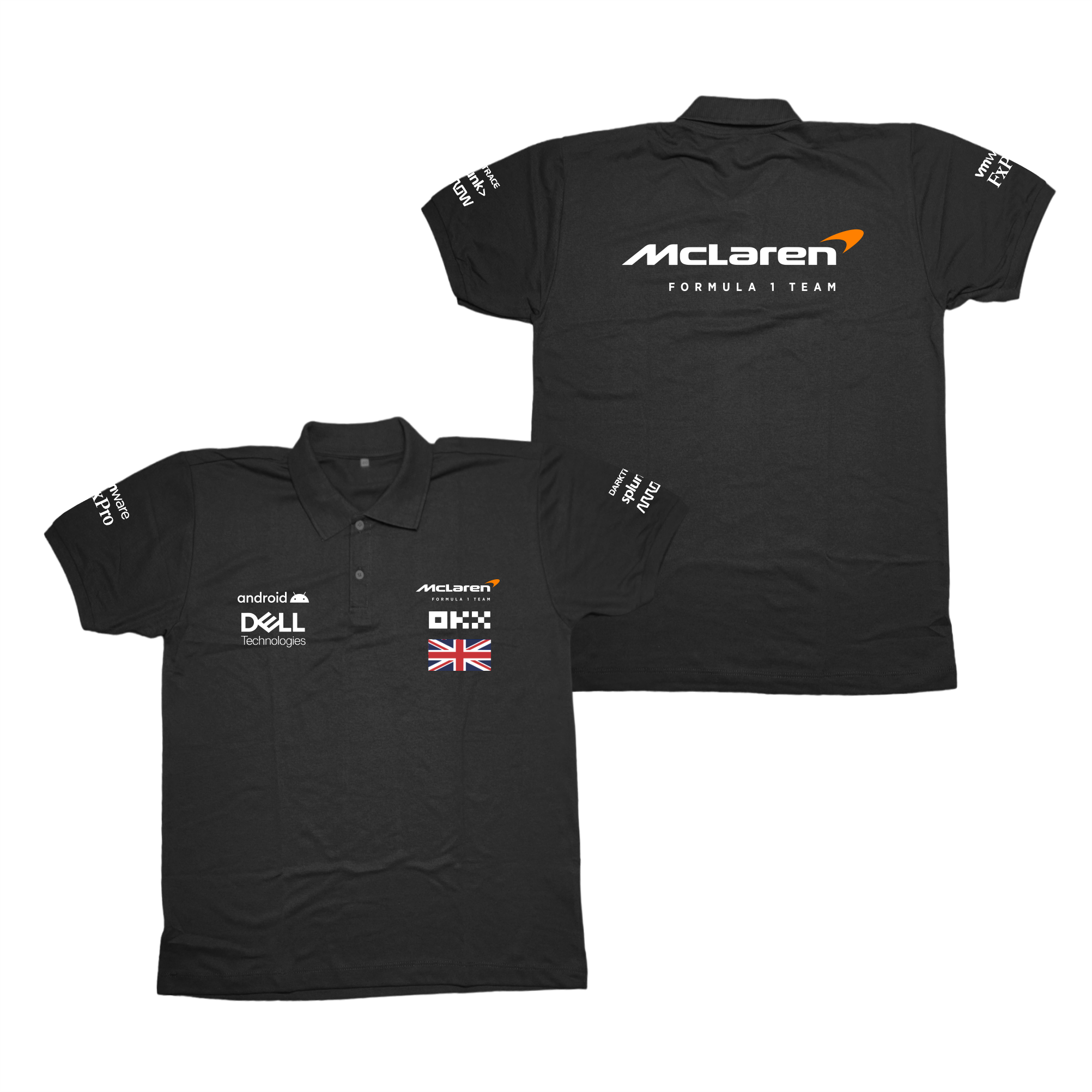 Camisa Polo Mclaren 2024 Preta