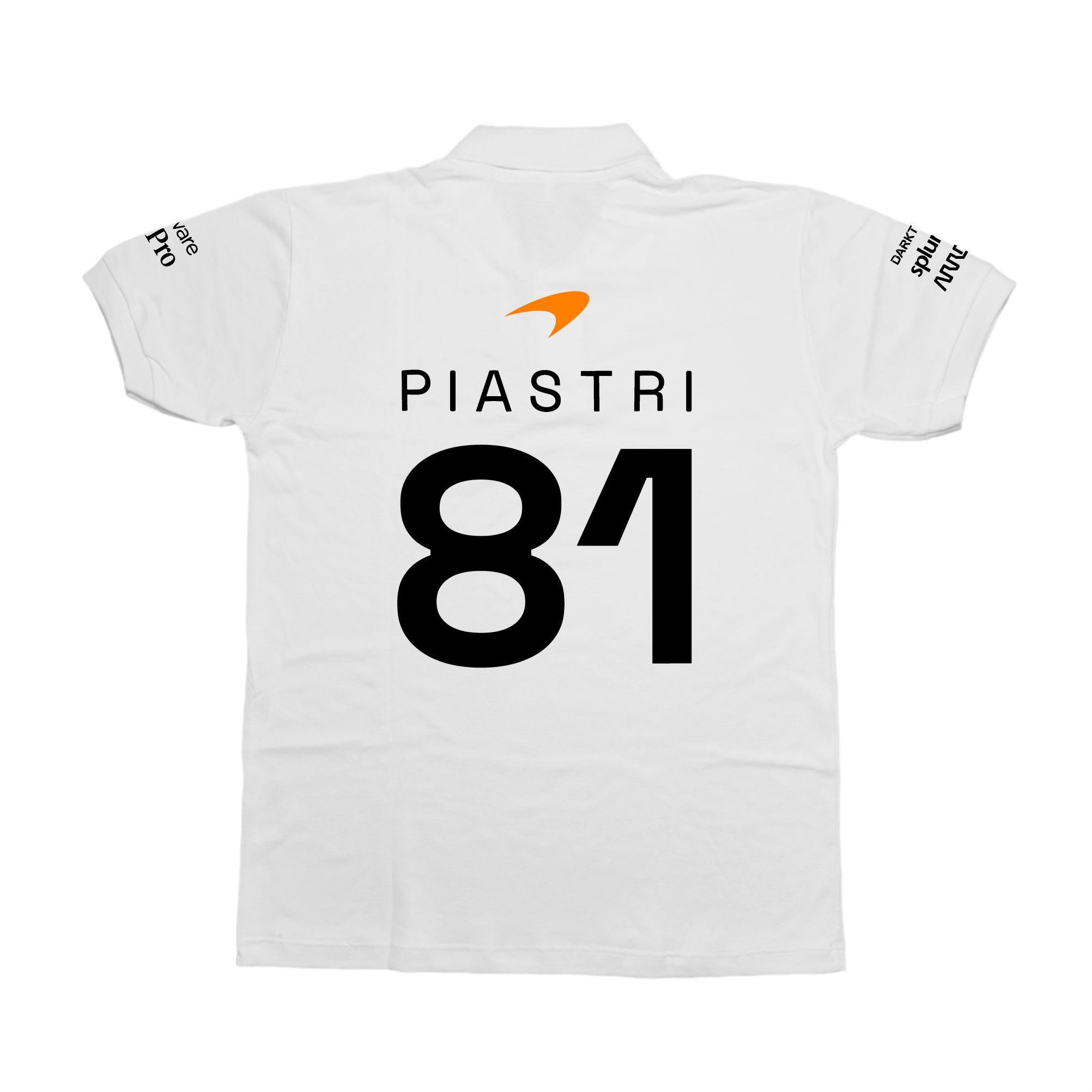 Camisa Polo Oscar Piastri Mclaren 2024 Branca