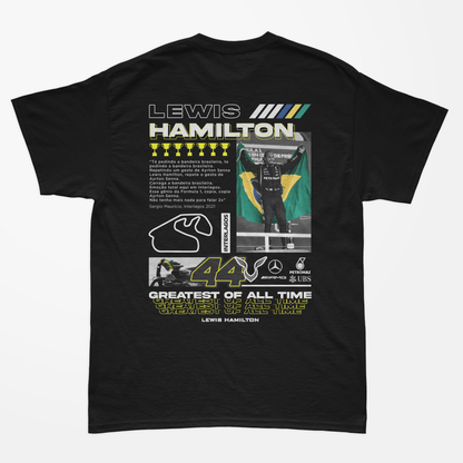 Camiseta Moments Lewis Hamilton Brasil - Autofãs Store