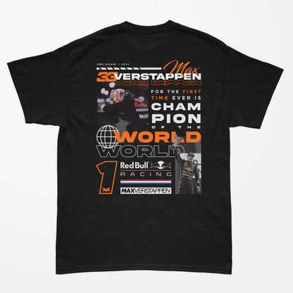 Camiseta Moments Max Verstappen World Champion - Autofãs Store