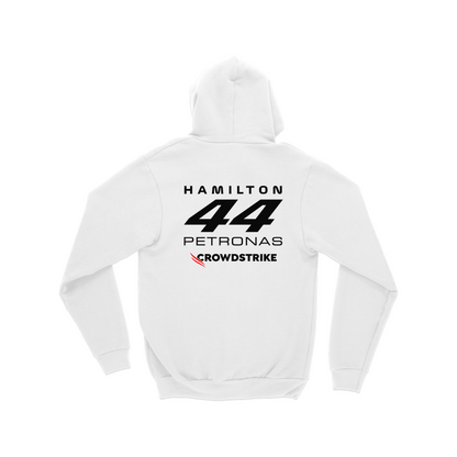 Moletom Canguru Lewis Hamilton Mercedes AMG F1 2023 Branco