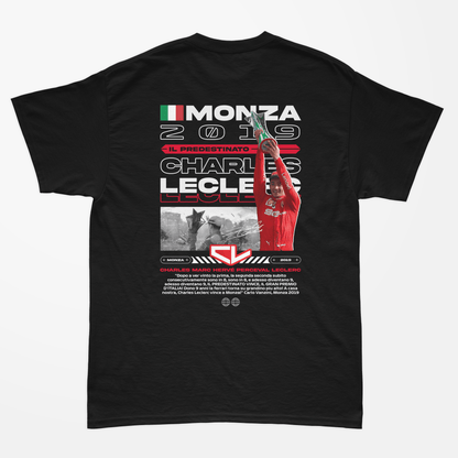 Camiseta Charles Leclerc Monza GP 2019 - Autofãs Store