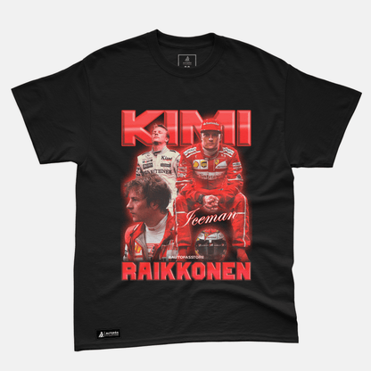 Camiseta Bootleg Kimi Raikkonen - Autofãs Store