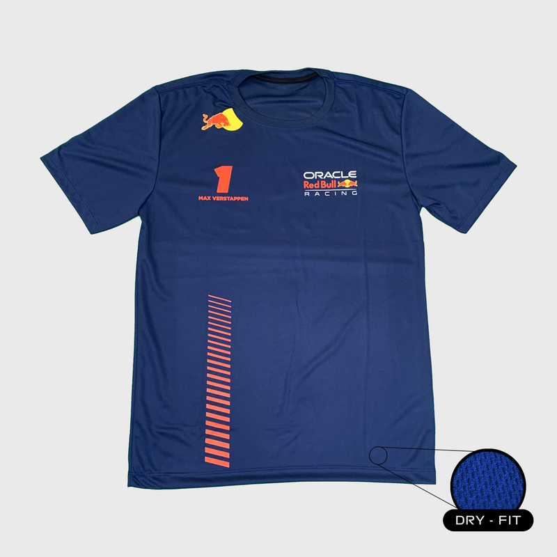 Camiseta DryFit Max Verstappen Red Bull Racing 2023 Azul