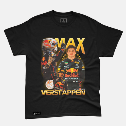 Camiseta Bootleg Max Verstappen World Champion - Autofãs Store
