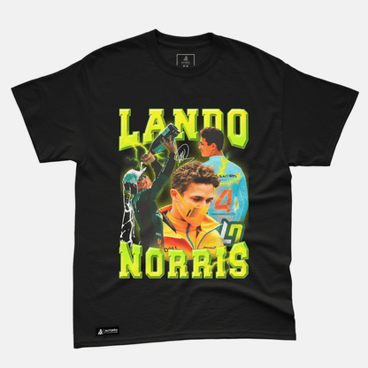 Camiseta Bootleg Lando Norris - Autofãs Store