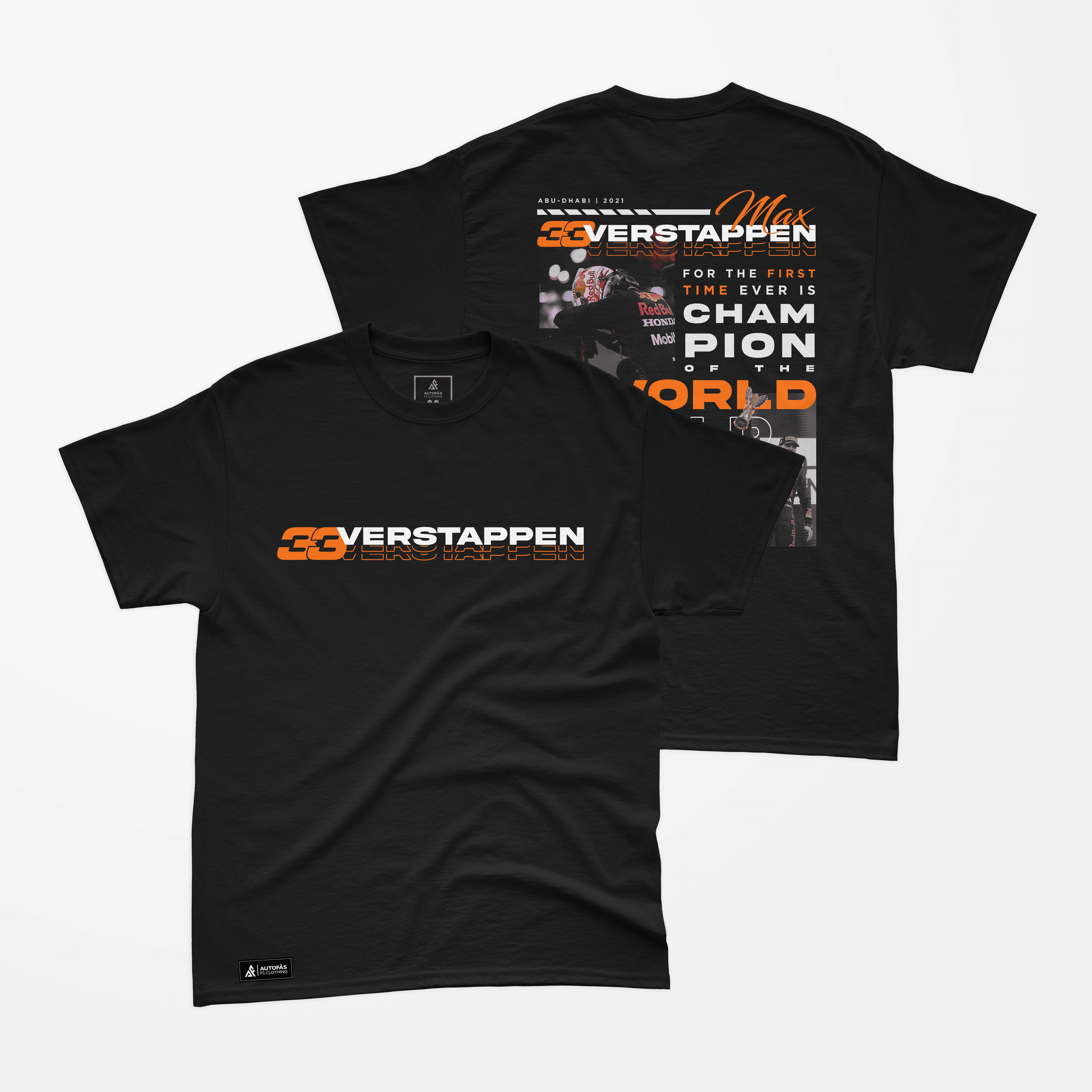 Camiseta Moments Max Verstappen World Champion - Autofãs Store